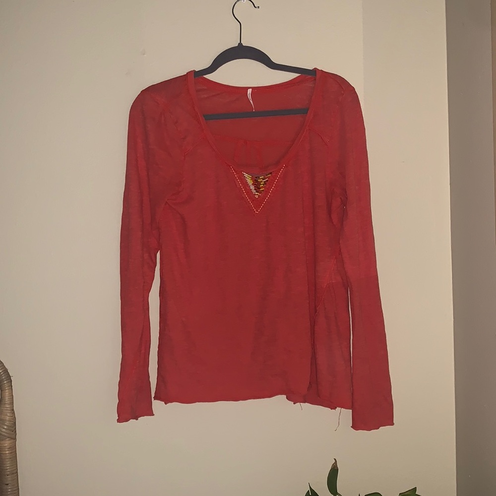 Free People Long Sleeve Top